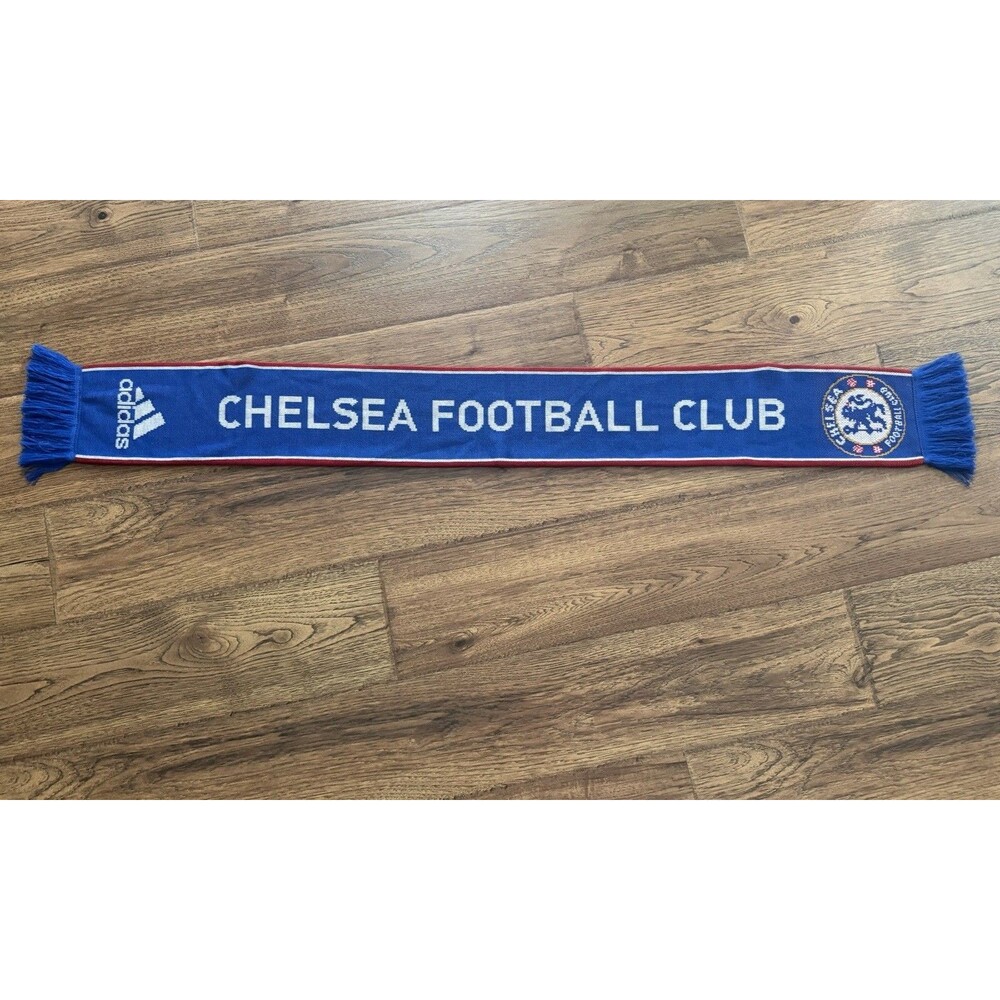 2015 Adidas Chelsea FC Football Scarf Blue Made in Germany Soccer EPL Fan